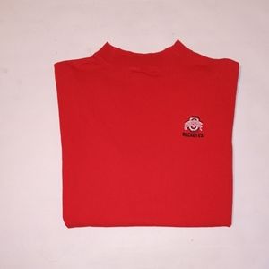 OHIO STATE BUCKEYES Long Sleeve Mock Turtle Neck